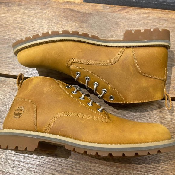 TIMBERLAND MENS REDWOOD FALLS WATERPROOF CHUKKA WHEAT FULL GRAIN A2AKT ALL SIZES main image 6